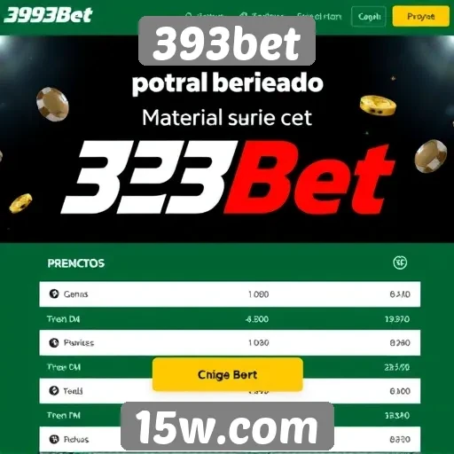 Promoções de apostas esportivas no 393bet